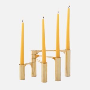 Open Brass Swing Arm Candelabra:Main in zoom modal