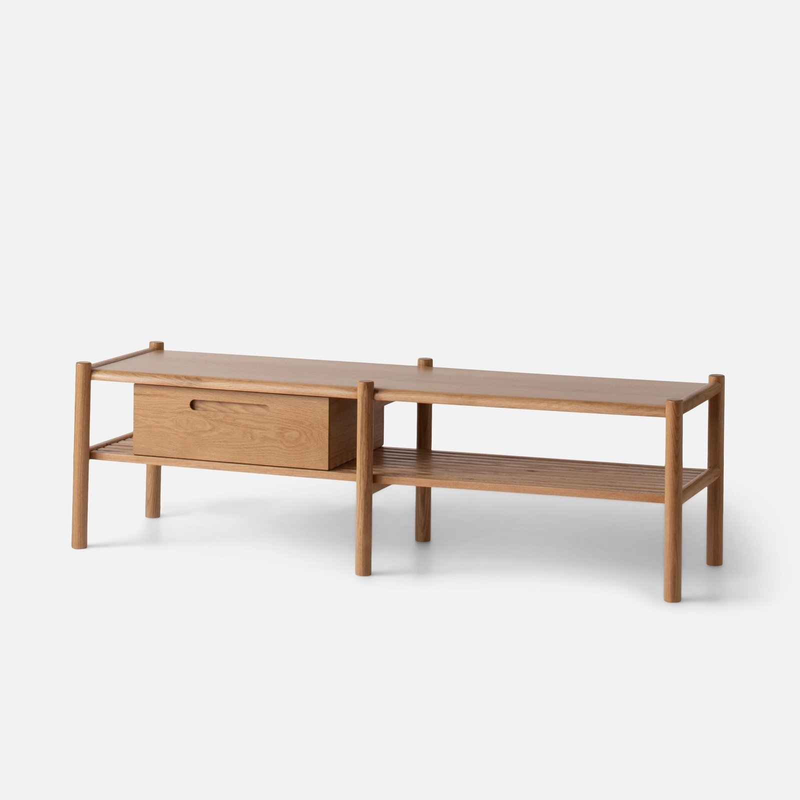 Open Nora Oak Storage Bench::oak::main in zoom modal