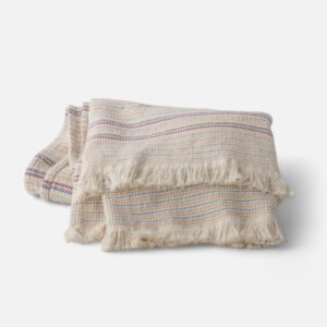 Picnic Stripe Cotton Throw